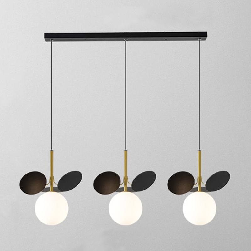 Люстра MATISSE Pendant Triple black Золотой Белый Черный Люстра MATISSE Pendant Triple black Золотой Белый Черный во Владивостоке | Loft Concept