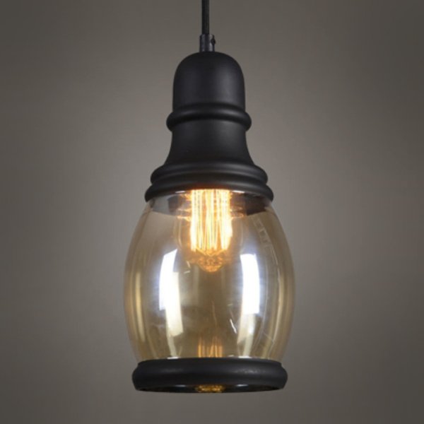 Подвесной светильник Loft Smoke Glass Pendant #3 Черный Подвесной светильник Loft Smoke Glass Pendant #3 Черный во Владивостоке | Loft Concept