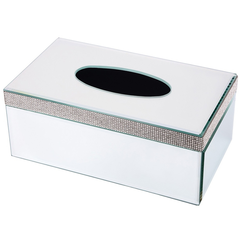 Шкатулка для салфеток Rhinestones Tissue Holder Box Зеркало Шкатулка для салфеток Rhinestones Tissue Holder Box Зеркало во Владивостоке | Loft Concept