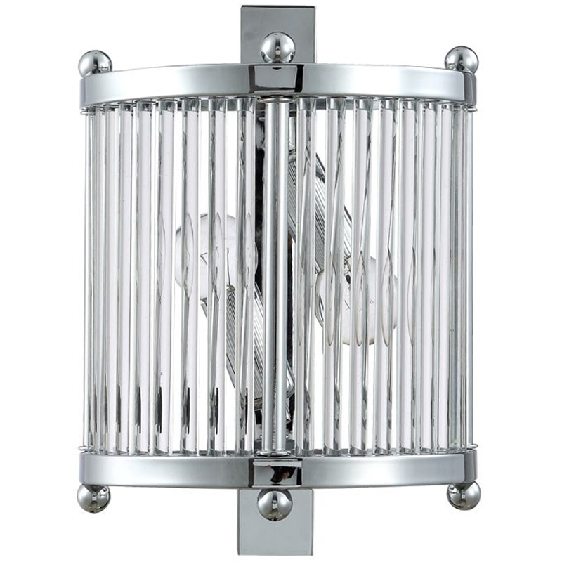 Бра Gorden Chrome Sconce Хром Прозрачный Бра Gorden Chrome Sconce Хром Прозрачный во Владивостоке | Loft Concept