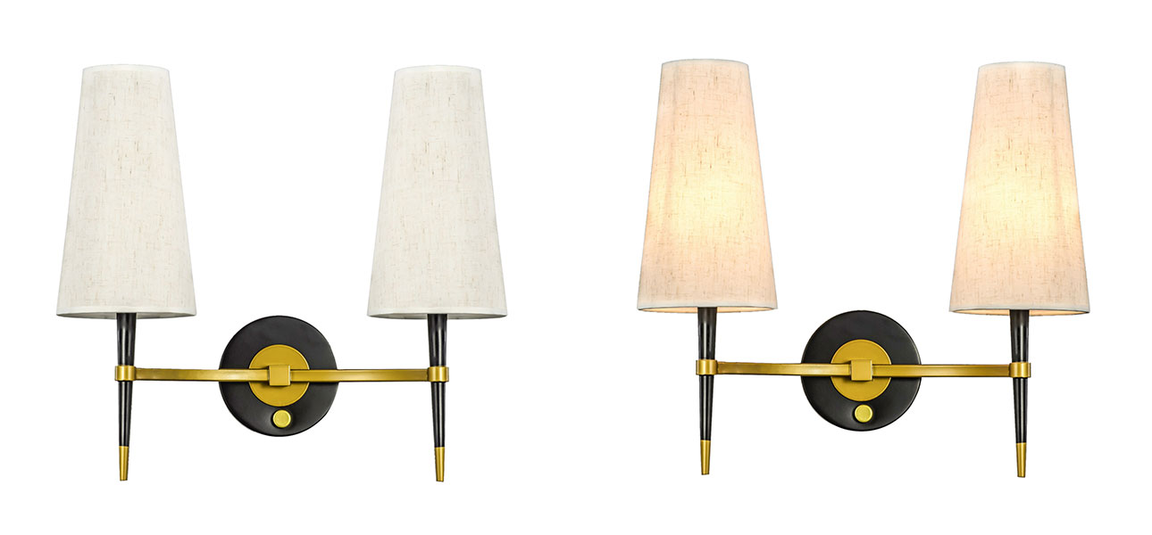 Бра Duo Lillian Loft Industrial  - фото