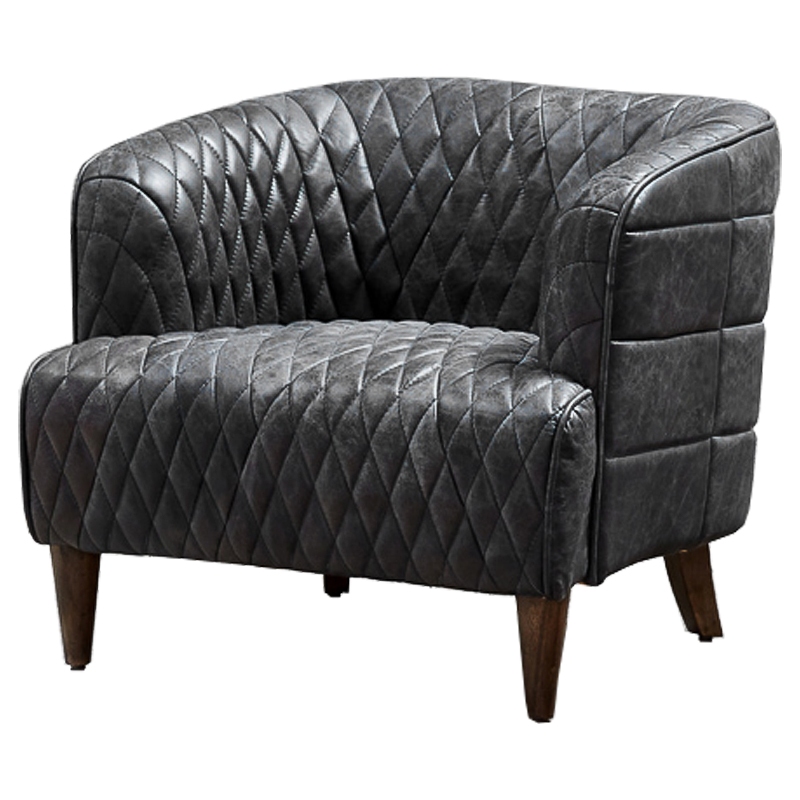 Кресло Philadelphia Armchair Graphite Графит Коричневый Кресло Philadelphia Armchair Graphite Графит Коричневый во Владивостоке | Loft Concept