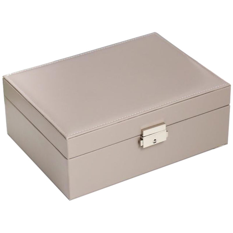 Шкатулка Blanford Jewerly Organizer Box gray beige Бежево-серый Шкатулка Blanford Jewerly Organizer Box gray beige Бежево-серый во Владивостоке | Loft Concept