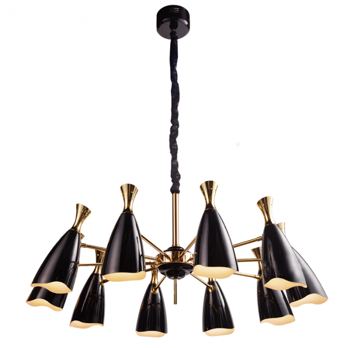 Люстра Delightfull Duke Chandelier Черный Люстра Delightfull Duke Chandelier Черный во Владивостоке | Loft Concept