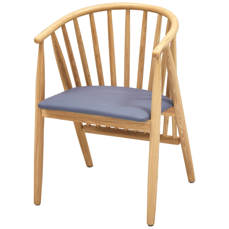 Дизайнерский стул деревянный Marco Wood Chair Древесина Серо-голубой Дизайнерский стул деревянный Marco Wood Chair Древесина Серо-голубой во Владивостоке | Loft Concept