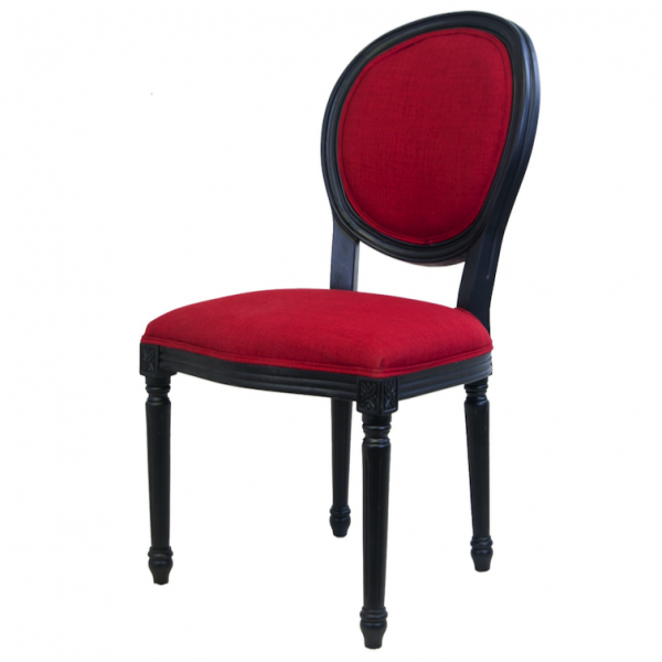 Стул French chairs Provence Red Chair Красный Черный Стул French chairs Provence Red Chair Красный Черный во Владивостоке | Loft Concept