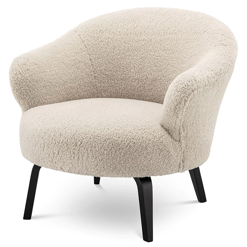 Кресло Eichholtz Chair Moretti Бежевый Черный Бежевый Черный Кресло Eichholtz Chair Moretti Бежевый Черный Бежевый Черный во Владивостоке | Loft Concept