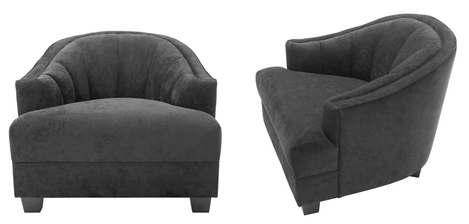 Кресло Eichholtz Chair Polaris Black Кресло Eichholtz Chair Polaris Black - Loft-Concept во Владивостоке