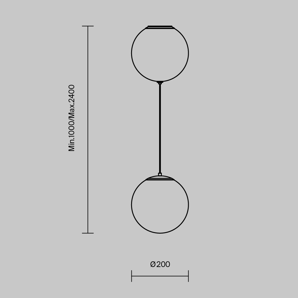 Подвесной светильник Twins 20Вт 3000К во Владивостоке