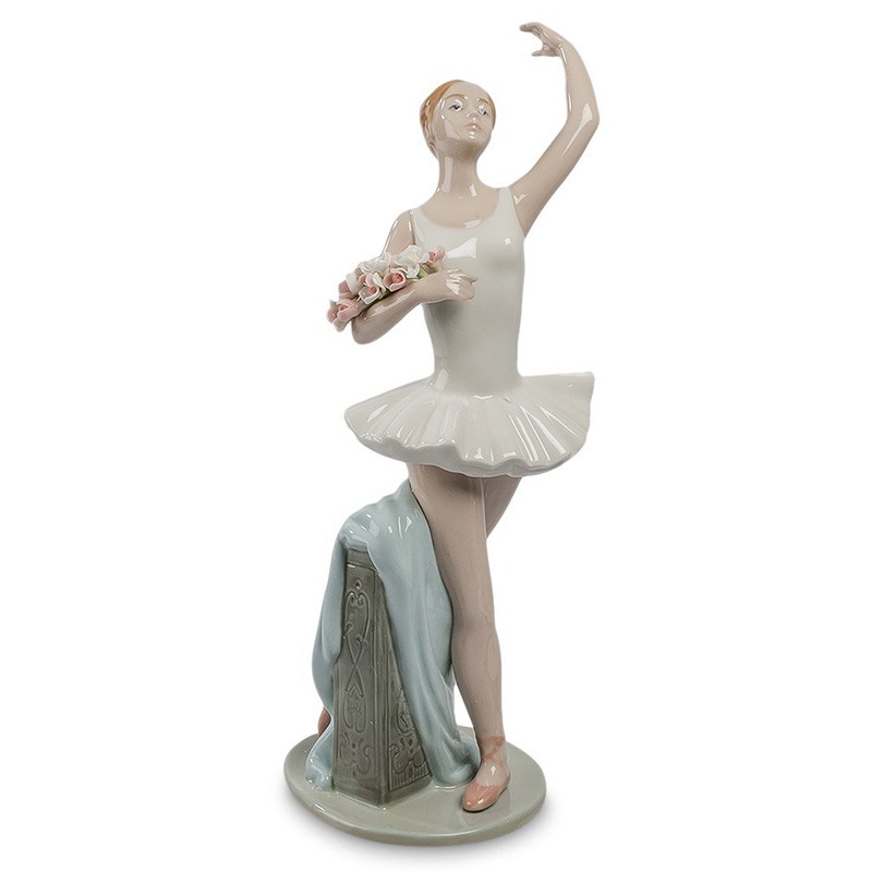 Статуэтка фарфоровая Прима-балерина Charming Statuette Белый Розовый Серо-голубой Бежевый Серый Статуэтка фарфоровая Прима-балерина Charming Statuette Белый Розовый Серо-голубой Бежевый Серый во Владивостоке | Loft Concept
