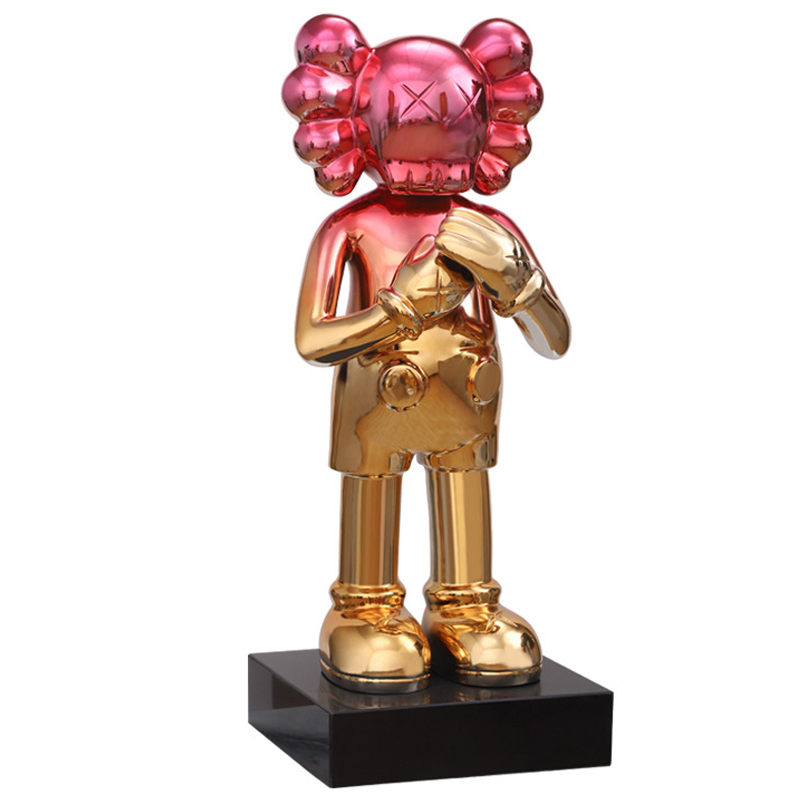 Статуэтка KAWS Gradient Gold Red on stand Золотой Красный Статуэтка KAWS Gradient Gold Red on stand Золотой Красный во Владивостоке | Loft Concept