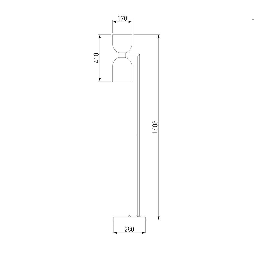 Торшер Light maker studio white and smok brass Торшер Light maker studio white and smok brass во Владивостоке