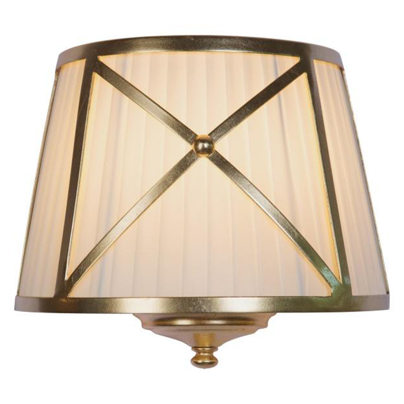 Бра Provence Lampshade Light Gold Wall Lamp Бежевый Золотой Бра Provence Lampshade Light Gold Wall Lamp Бежевый Золотой во Владивостоке | Loft Concept
