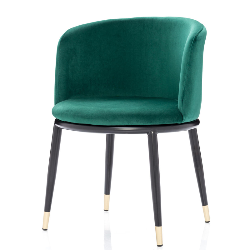 Стул Dining Chair Foucault Green Зеленый Черный Золотой Стул Dining Chair Foucault Green Зеленый Черный Золотой во Владивостоке | Loft Concept