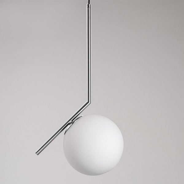 Люстра IC Lighting Flos Chrome Хром Белый Люстра IC Lighting Flos Chrome Хром Белый во Владивостоке | Loft Concept