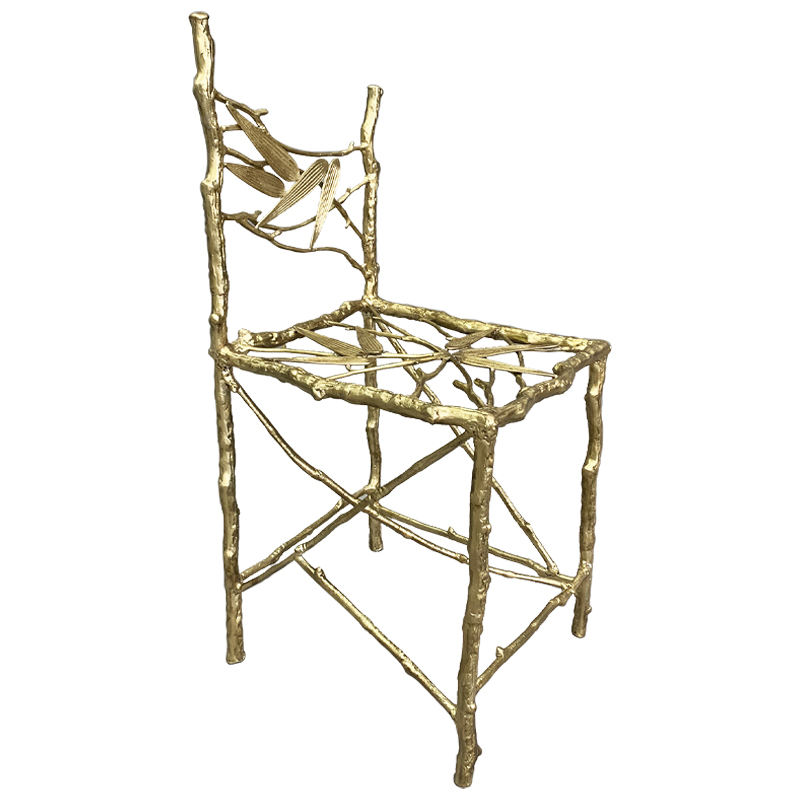 Стул Golden Bamboo Chair Золотой Стул Golden Bamboo Chair Золотой во Владивостоке | Loft Concept