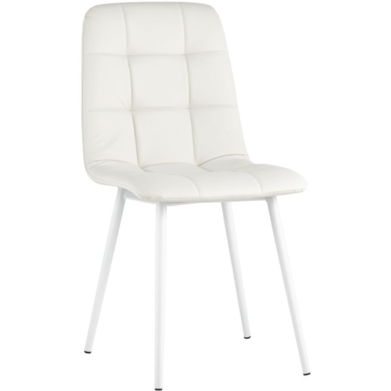 Стул NANCY S Chair Белая Экокожа Белый во Владивостоке | Loft Concept 