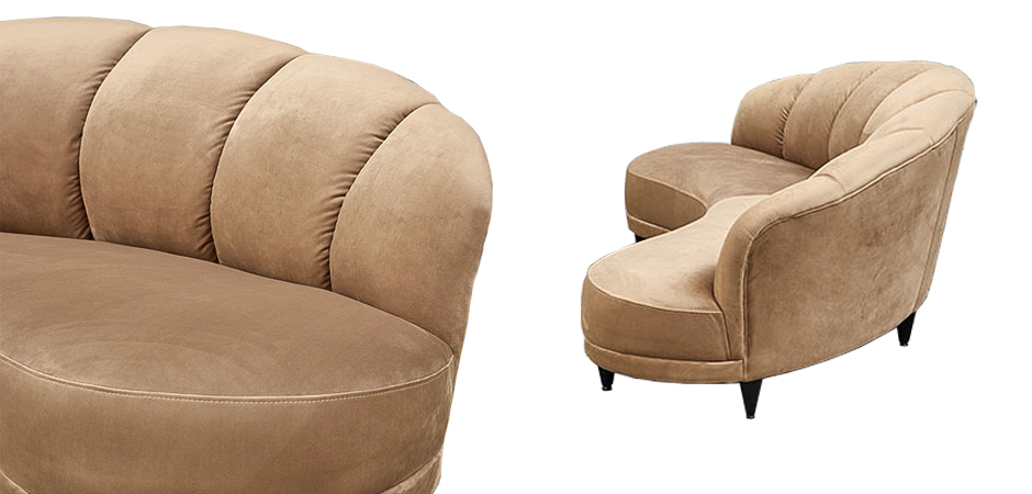 Диван Vanilla Croissant Sofa Диван Vanilla Croissant Sofa - Loft-Concept во Владивостоке