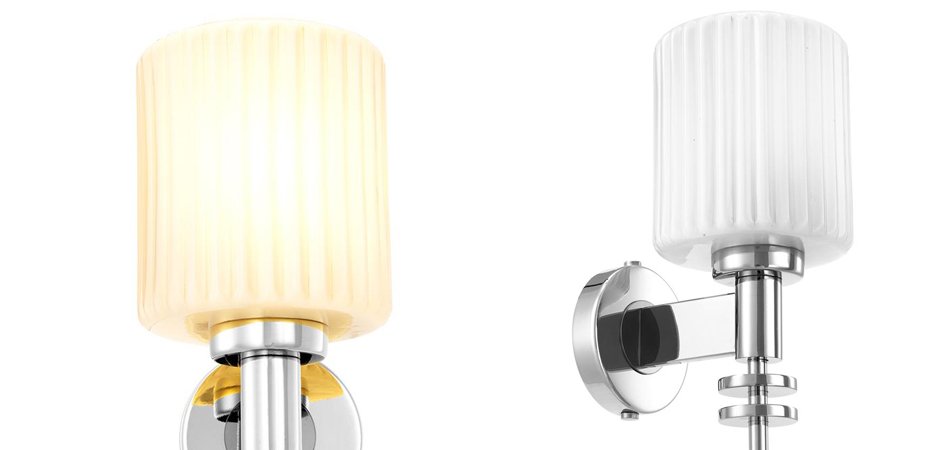 Бра Eichholtz Wall Lamp Ponza Nickel Бра Eichholtz Wall Lamp Ponza Nickel - Loft-Concept во Владивостоке