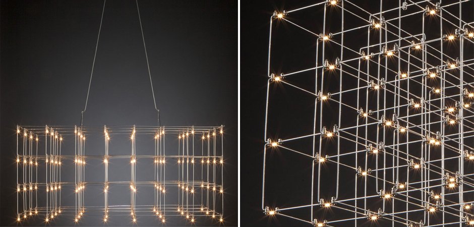Люстра Quasar Cosmos Square LED pendant light Люстра Quasar Cosmos Square LED pendant light - Loft-Concept во Владивостоке