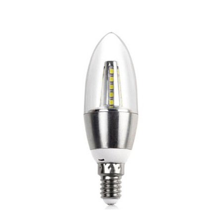 Прозрачная лампочка LED E14 серебряная Серебряный Прозрачная лампочка LED E14 серебряная Серебряный во Владивостоке | Loft Concept