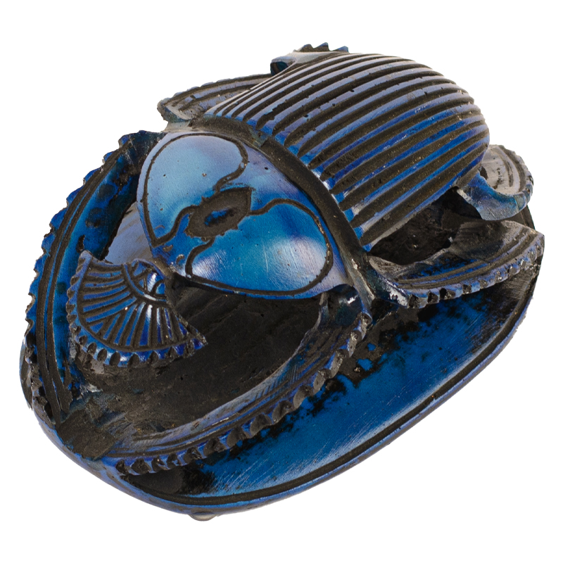 Статуэтка Скарабей Scarab Beetle dark blue Темно-синий Синий Статуэтка Скарабей Scarab Beetle dark blue Темно-синий Синий во Владивостоке | Loft Concept