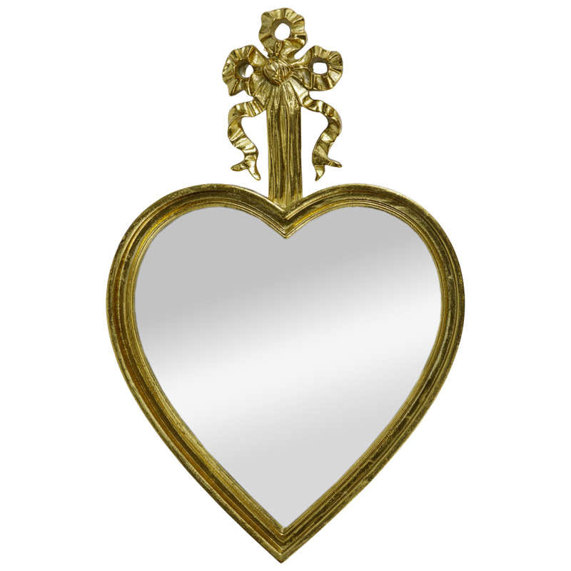 Зеркало Mirror Heart Золотое Золотой во Владивостоке | Loft Concept 