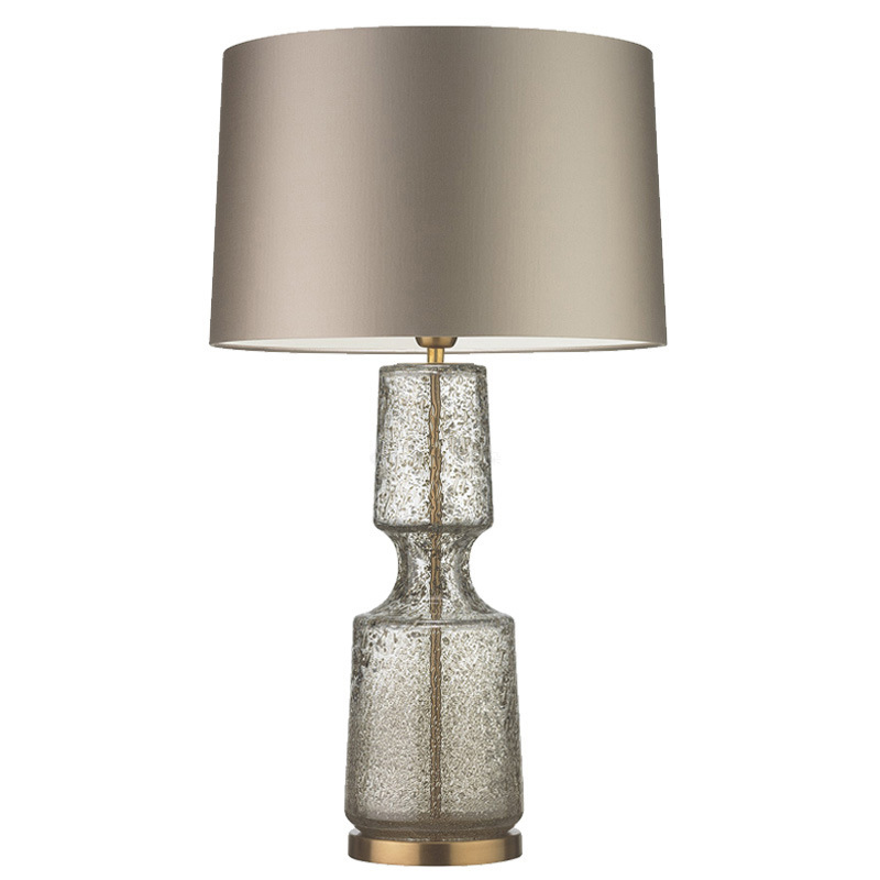 Настольная лампа Antero Antique Table Lamp Бежево-серый Стекло Смок Латунь Настольная лампа Antero Antique Table Lamp Бежево-серый Стекло Смок Латунь во Владивостоке | Loft Concept