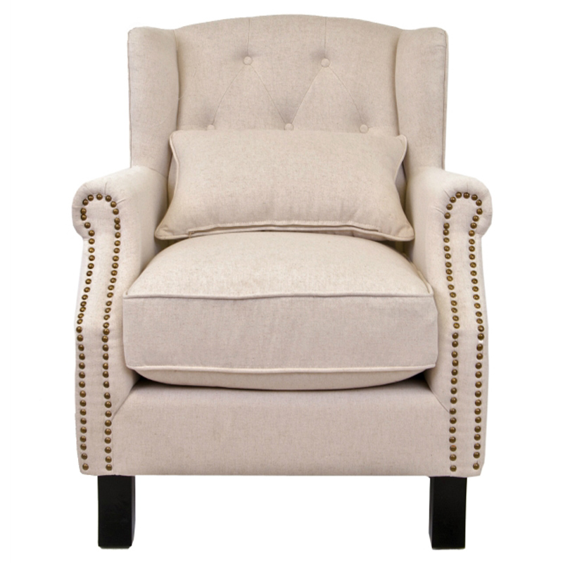 Кресло Henry Armchair beige flax Бежевый Кресло Henry Armchair beige flax Бежевый во Владивостоке | Loft Concept