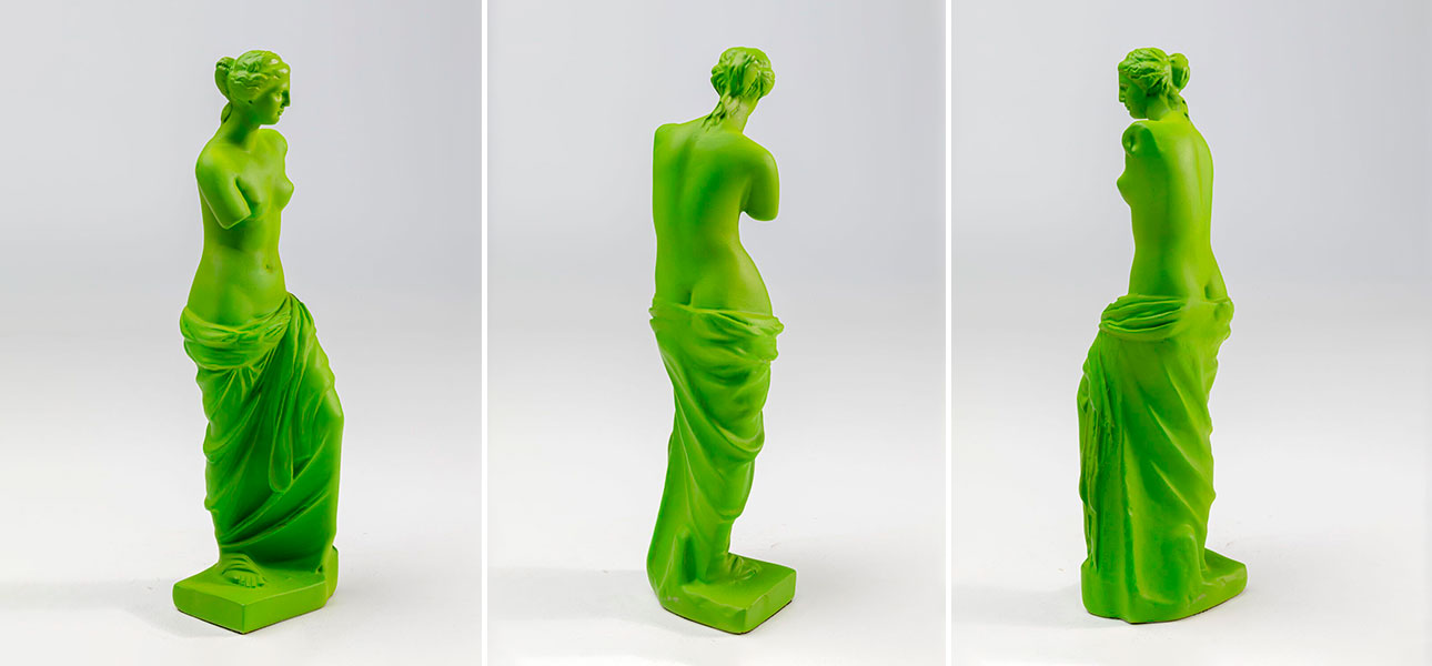 Статуэтка зеленая Богиня Venera - фото