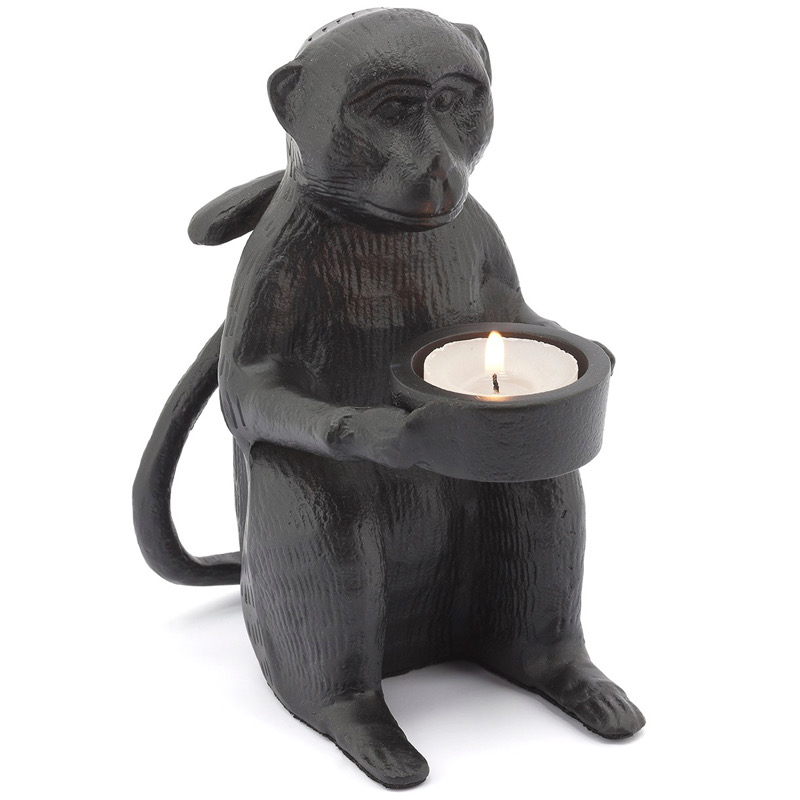 Подсвечник CANDLEHOLDER MONKEY ALLU Черный Подсвечник CANDLEHOLDER MONKEY ALLU Черный во Владивостоке | Loft Concept