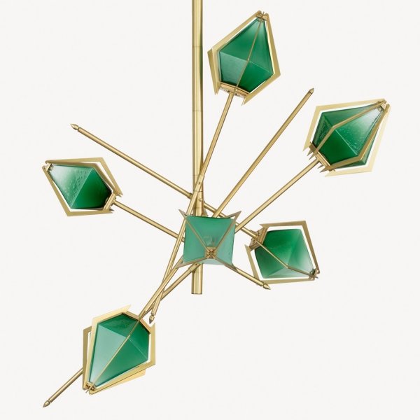 Люстра HARLOW Small Chandelier Gabriel Scott Латунь Люстра HARLOW Small Chandelier Gabriel Scott Латунь во Владивостоке | Loft Concept