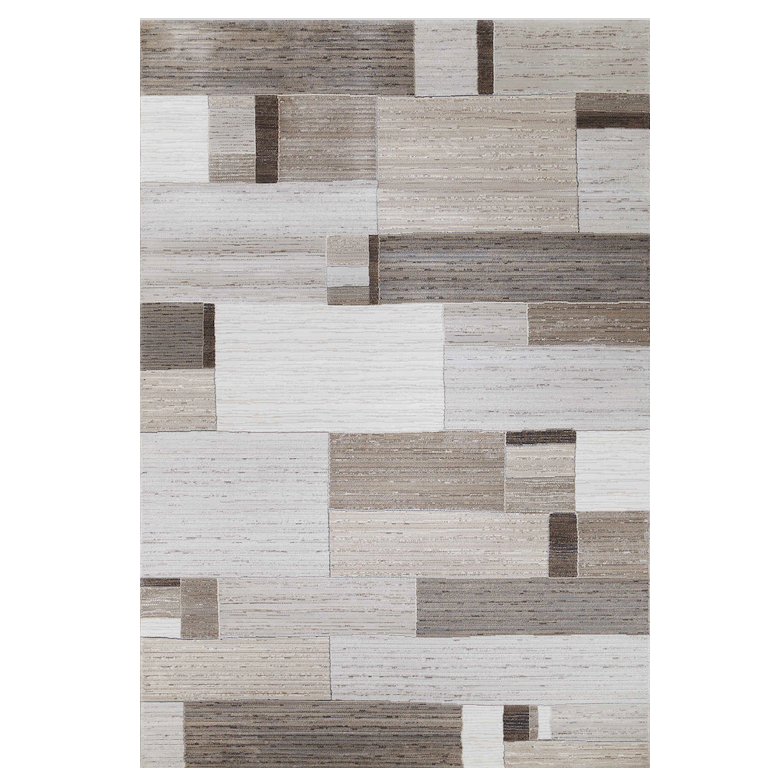 Ковёр синтетический Geometry Tile Бежево-серый Коричневый Ковёр синтетический Geometry Tile Бежево-серый Коричневый во Владивостоке | Loft Concept