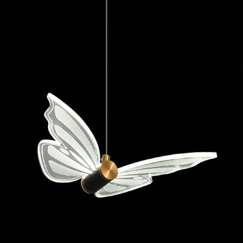 Люстра Glass butterfly chandelier B Глянцевое золото Прозрачный Черный Люстра Glass butterfly chandelier B Глянцевое золото Прозрачный Черный во Владивостоке | Loft Concept