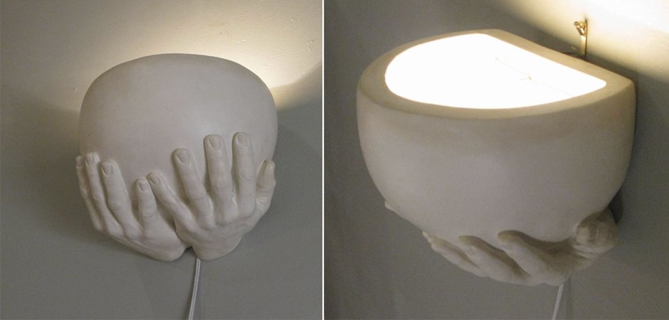 Бра Hands Lighted Wall Sconce by Richard Etts Бра Hands Lighted Wall Sconce by Richard Etts - Loft-Concept во Владивостоке