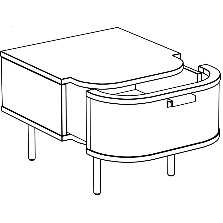 Тумба Ankio bedside table Тумба Ankio bedside table во Владивостоке