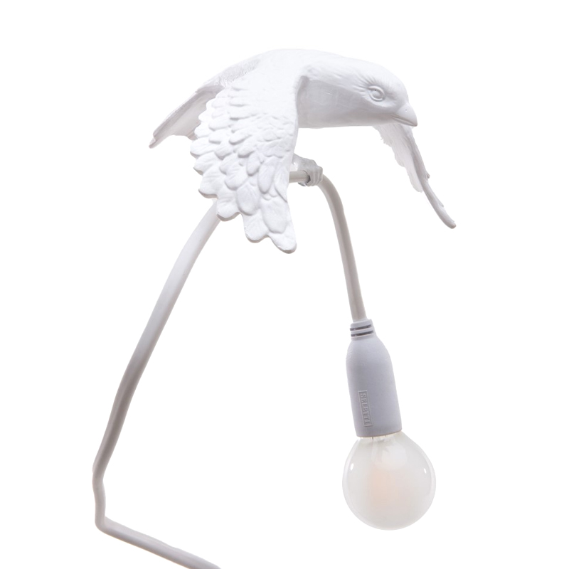 Настольная лампа Seletti Sparrow Taking Off Белый Настольная лампа Seletti Sparrow Taking Off Белый во Владивостоке | Loft Concept