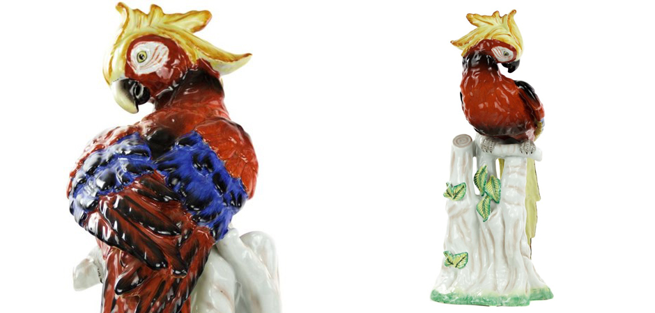 Статуэтка Porcelain Red Parrot Статуэтка Porcelain Red Parrot - Loft-Concept во Владивостоке