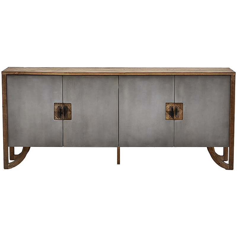 Комод дерево и бетон Keikala chest of drawers с 4-мя дверцами Древесина Серый Комод дерево и бетон Keikala chest of drawers с 4-мя дверцами Древесина Серый во Владивостоке | Loft Concept