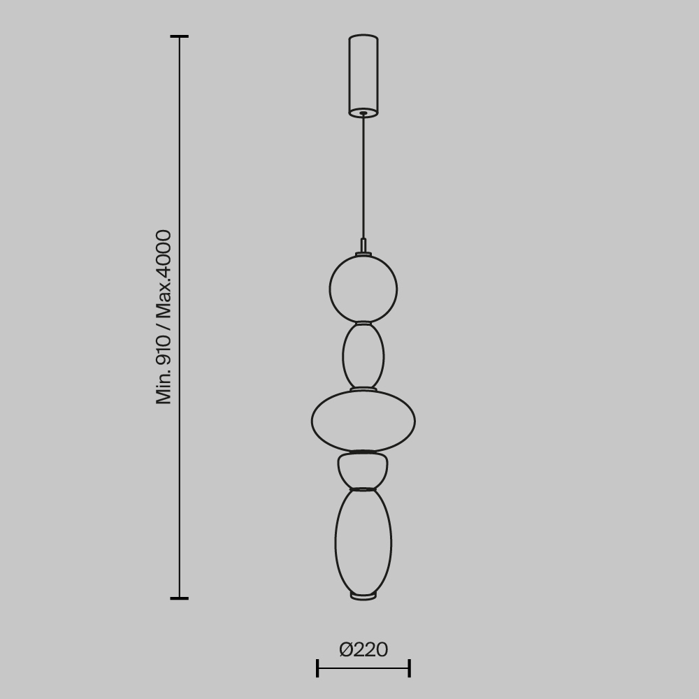 Подвесной светильник Adore LED 3000K 23Bт  во Владивостоке