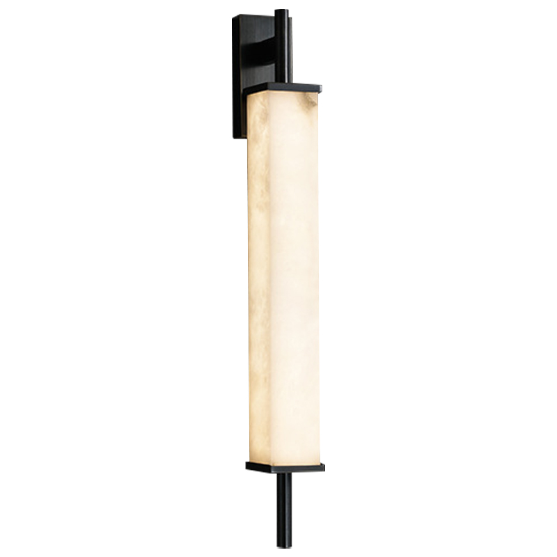 Бра Gaelle Modern Marble Wall Lamp Черный Белый Мрамор Bianco Темная медь Бра Gaelle Modern Marble Wall Lamp Черный Белый Мрамор Bianco Темная медь во Владивостоке | Loft Concept
