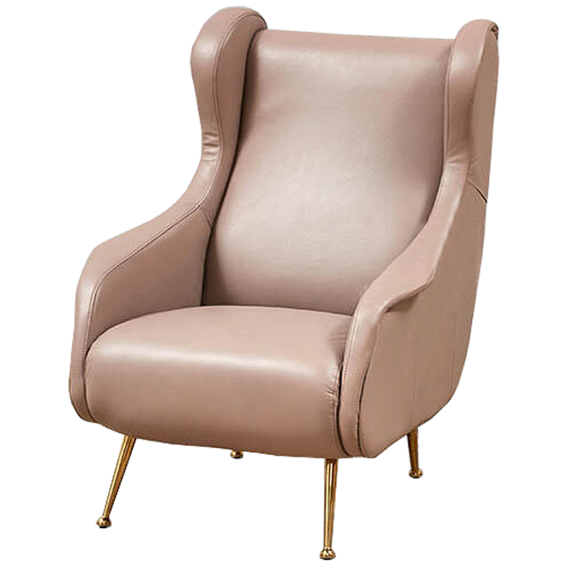 Кресло Gastone Chair Дымчатая Роза Золотой Кресло Gastone Chair Дымчатая Роза Золотой во Владивостоке | Loft Concept
