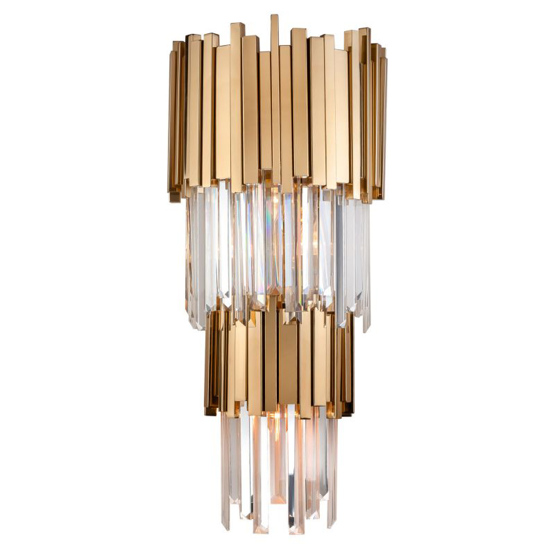 Бра Luxxu Modern Cascade Wall Lamp Gold 71 Золотой Прозрачное Стекло Бра Luxxu Modern Cascade Wall Lamp Gold 71 Золотой Прозрачное Стекло во Владивостоке | Loft Concept
