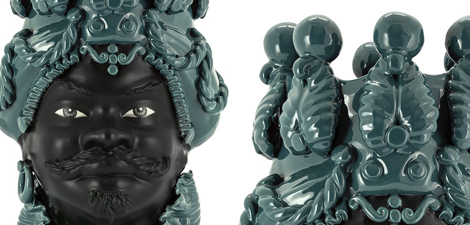 Ваза VASE MORO BIG MAN SIMPLY MAT dark turquoise Ваза VASE MORO BIG MAN SIMPLY MAT dark turquoise - Loft-Concept во Владивостоке