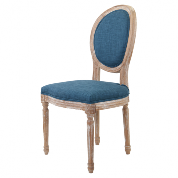 Стул French chairs Provence Indigo Chair Голубой пастельный Бежевый Стул French chairs Provence Indigo Chair Голубой пастельный Бежевый во Владивостоке | Loft Concept