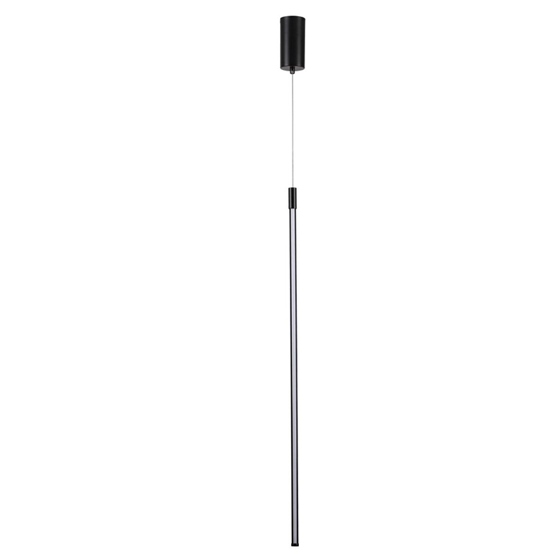 Подвесной светильник Trumpet Tube Black Thin Line Черный Белый Подвесной светильник Trumpet Tube Black Thin Line Черный Белый во Владивостоке | Loft Concept