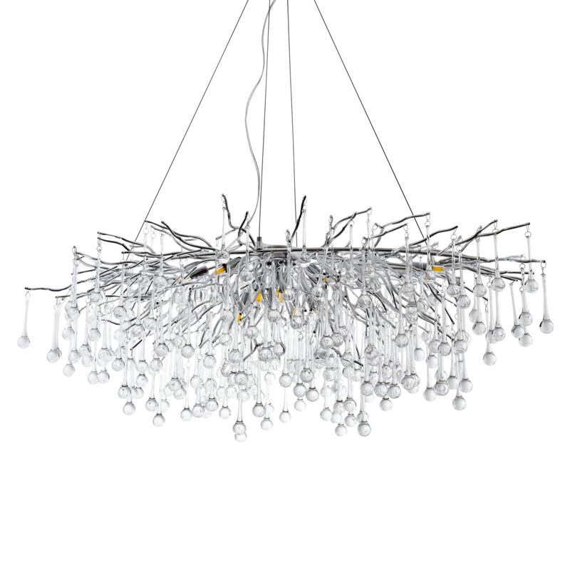 Люстра Большая Eucalyptus Silver Серебряный Люстра Большая Eucalyptus Silver Серебряный во Владивостоке | Loft Concept