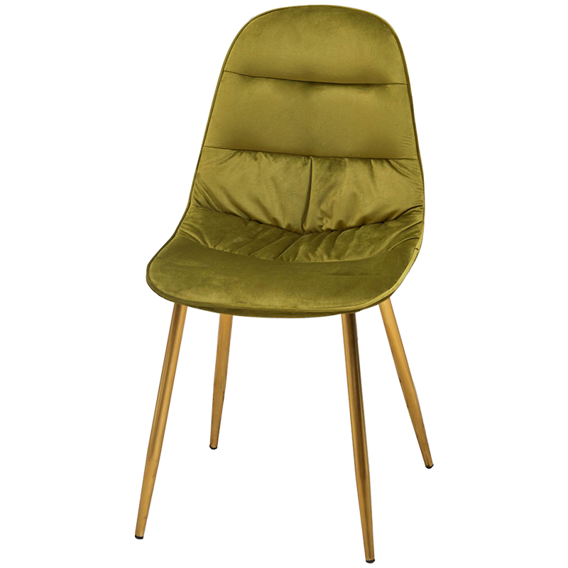 Стул Grace Velvet Olive Green Оливковый Оливковый Золотой Стул Grace Velvet Olive Green Оливковый Оливковый Золотой во Владивостоке | Loft Concept