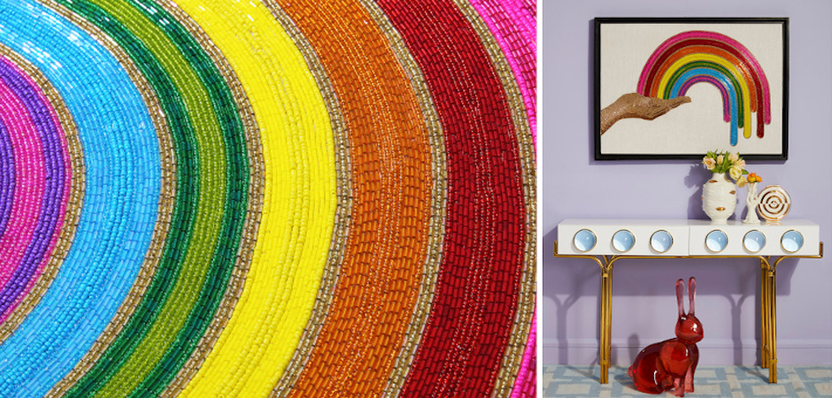 Панно Jonathan Adler RAINBOW BEADED WALL ART Панно Jonathan Adler RAINBOW BEADED WALL ART - Loft-Concept во Владивостоке