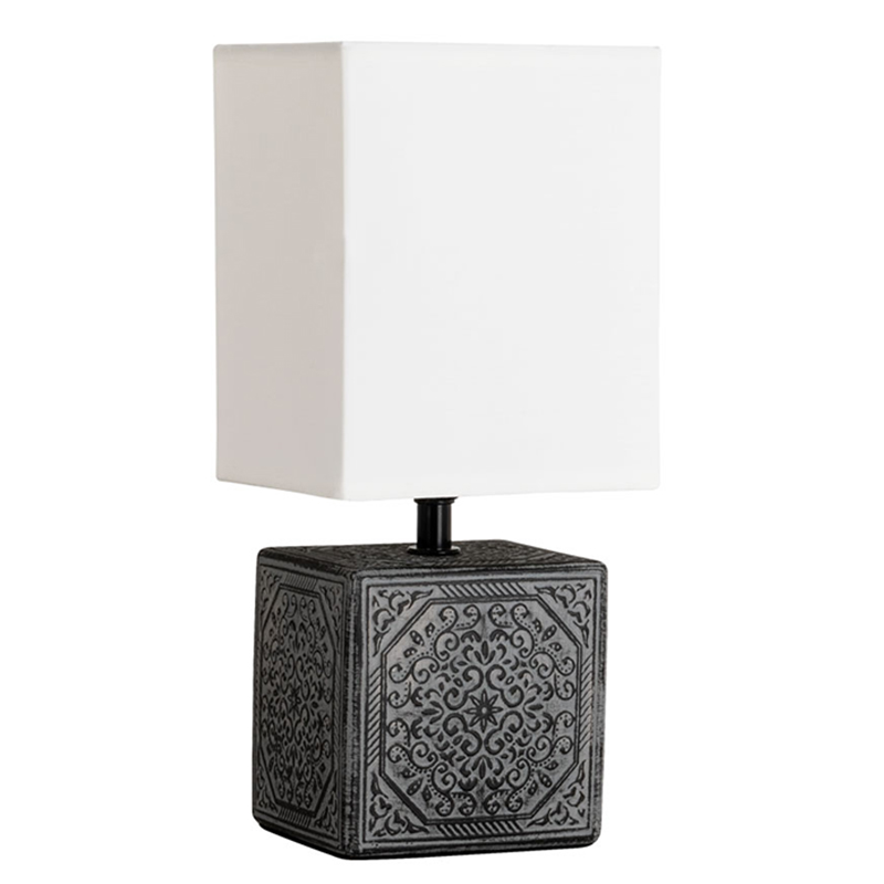 Настольная лампа Lazio Black Table Lamp Графит Настольная лампа Lazio Black Table Lamp Графит во Владивостоке | Loft Concept